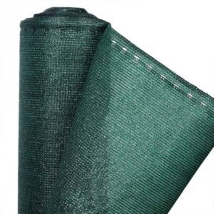 Brise-vue en tissu synthétique densité 220g/m², longueur 25m - Vert, 1,03 m