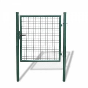 Portillon de jardin grillagé à sceller - 1,00 m, Vert RAL 6005