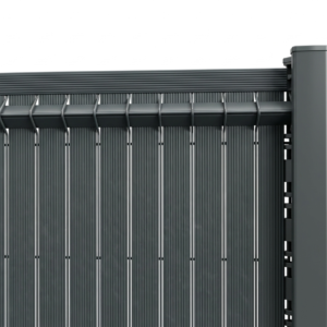 Kit d'occultation en lamelles PVC rigides - 1,03 m, Gris anthracite
