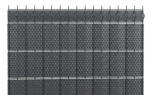 Kit bande horizontale aspect rotin pour panneau largeur 2,50m